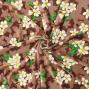 Hula Fabric / Plumeria / JKH-576-BR