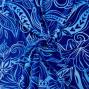 Hula Fabric / Kahiko&Hibiscus / JKH-592-BL