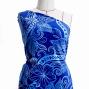Hula Fabric / Kahiko&Hibiscus / JKH-592-BL