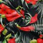 Hula Fabric / Hibiscus / JKH-594-BK