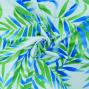 Hula Fabric / Hawaiian Leaf / JKH-620-WHGR