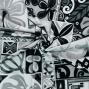 Hula Fabric / Square Design / JKH-626-GY