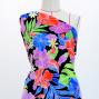 Hula Fabric / Hibiscus / JKH-636-BKBL