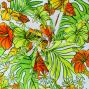 Hula Fabric / Hibiscus / JKH-636-WHYE