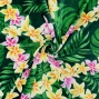 Hula Fabric / Plumeria Lei / JKH-648-GR