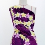 Hula Fabric / Plumeria Lei / JKH-648-PU