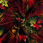 Hula Fabric / Kahiko & Lehua / JKH-660-BK
