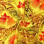 Hula Fabric / Kahiko & Lehua / JKH-660-YE