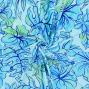 Hula Fabric / Hawaiian Flower / JKH-670-BL