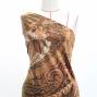 Hula Fabric / Leaf Lei & Kahiko / JKH-672-BR