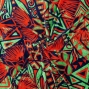 Hula Fabric / Kahiko & Lehua / JKH-680-RDTBL