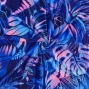 Hula Fabric / Hawaiian Leaf / JKH-682-BL