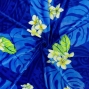 Hula Fabric / Kahiko & Plumeria / JKH-686-BL
