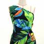 Hula Fabric / Hawaiian Leaf / JKH-698-BK