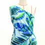 Hula Fabric / Hawaiian Leaf / JKH-698-BL