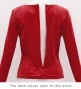 Hula Long Sleeve Blouse with Velvet / White / J3192wh