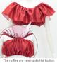 Hula Multi-way Frill Blouse with Shantung / Royal Blue / J3261rbl