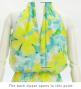 Hula Long Koshibo Dress with Hawaiian Flower Print / Luxury Collection / J3315-3
