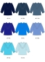 Custom Yoke Frill Blouse with Shantung / JC101-solid