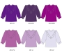 Custom Yoke Frill Blouse with Shantung / JC101-solid
