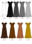 Custom Koshibo Frill Dress / JC118-solid