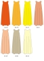 Custom Long Koshibo Dress / JC122-solid