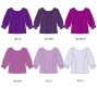 Kids Custom Three-quarter Sleeves Blouse with Shantung / JC148-solid