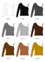 Kids Custom One Shoulder Long Sleeve Blouse with Velvet / JC146-solid