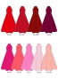 Kids Custom American Armhole long dress with Shantung / JC151-solid