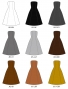 Kids Custom Long Dress / JCp16-solid