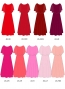 Kids Custom Cape Long Dress / JCp25-solid