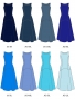 Kids Custom Long Dress / JCp20-solid