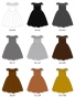 Custom Midi Dress  / JC36-solid