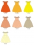 Custom Midi Dress  / JC36-solid