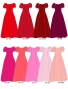 Kids Custom Puff Sleeve Long Dress / JCp75-solid