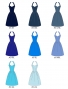 Custom Midi Halterneck Dress  / JC57-solid