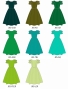 Kids Custom 3-tiered frilled sleeves Midi Dress / JCp92-solid