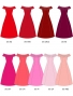 Kids Long Off Shoulder Dress / JCp43-solid