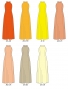 Kids Custom American Armhole long dress / JCp12-solid