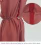 Hula Long Koshibo Dress with Hawaiian Flower Print / Luxury Collection / J3315-4
