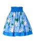 Hula Kids Double & Reversible Pau Skirt / Blue / Gp10