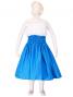 Hula Kids Double & Reversible Pau Skirt / Blue / Gp10