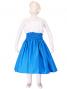 Hula Kids Double & Reversible Pau Skirt / Blue / Gp15