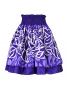 Hula Kids Double & Reversible Pau Skirt / Egg Plant / Gp16
