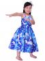 Hula Kids Midi Dress Keiki / Blue / Gp19bl