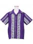 Hawaiian Shirt Boys / Purple / Gp23pu