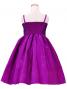 Hula Kids Shantung Dress with Lehua Embroidery / Purple / Gp2p
