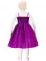 Hula Kids Shantung Dress with Lehua Embroidery / Purple / Gp2p
