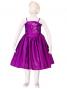 Hula Kids Shantung Dress with Lehua Embroidery / Purple / Gp2p