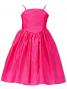 Hula Kids Shantung Dress with Lehua Embroidery / Pink / Gp2pi
